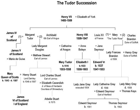 tudor succession chart